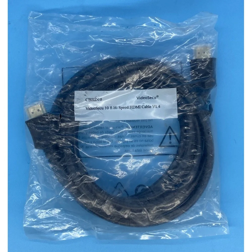 VideoSecu 10ft Hi Speed HDMI Cable V1.4 CBHD10